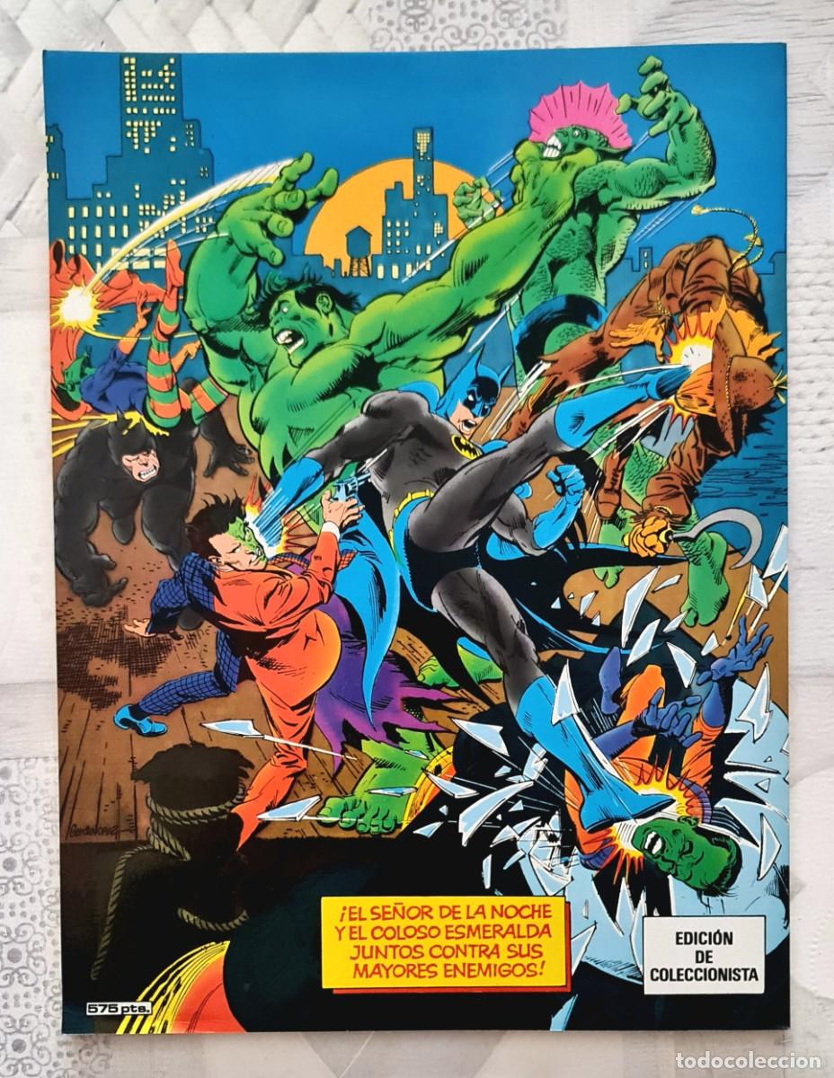 C&oacute;mics: DC Y MARVEL PRESENTAN: BATMAN VS. LA MASA. Ediciones Zinco. 1989 - Foto 2