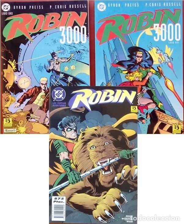 C&oacute;mics: Robin 3000 (libro 1 y 2 completo) y Las nuevas aventuras de Robin - (Batman) - Foto 1