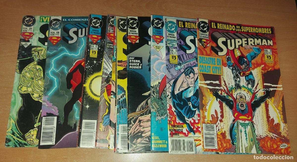 C&oacute;mics: 13 comics SUPERMAN ED. ZINCO ENTRE 3 Y 24 - Foto 1