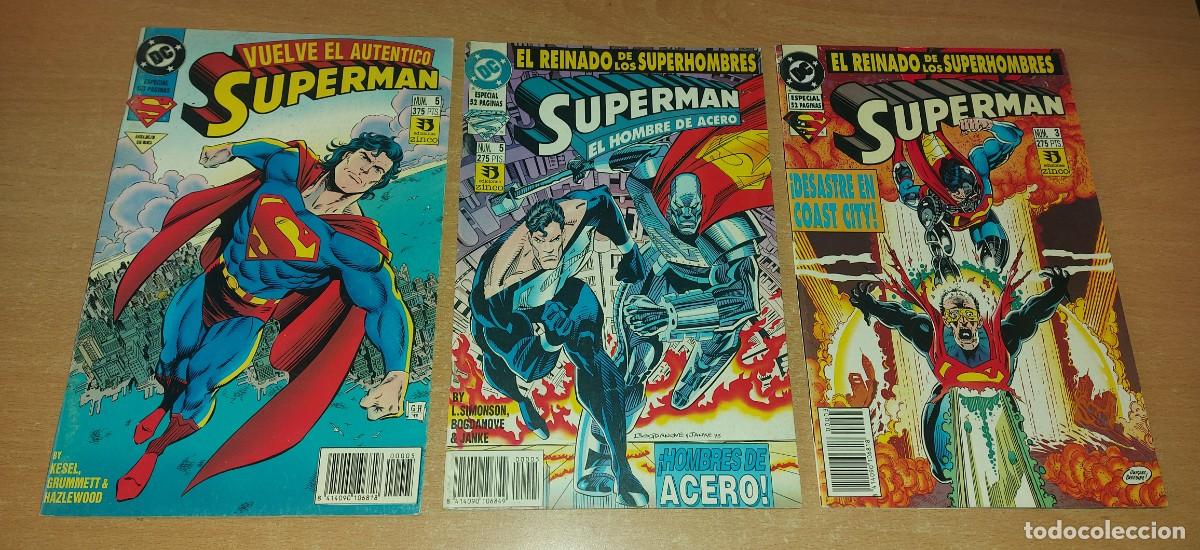 C&oacute;mics: 13 comics SUPERMAN ED. ZINCO ENTRE 3 Y 24 - Foto 2
