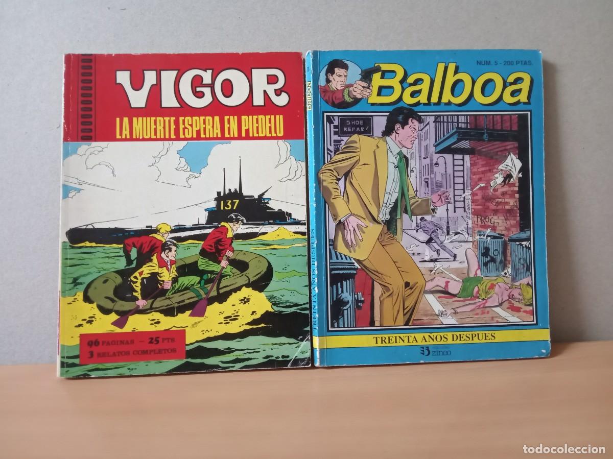 C&oacute;mics: LOTE DE 2 LIBRO-COMIC .VIGOR y BALBOA . A&Ntilde;OS 1970 y 1989 - Foto 1