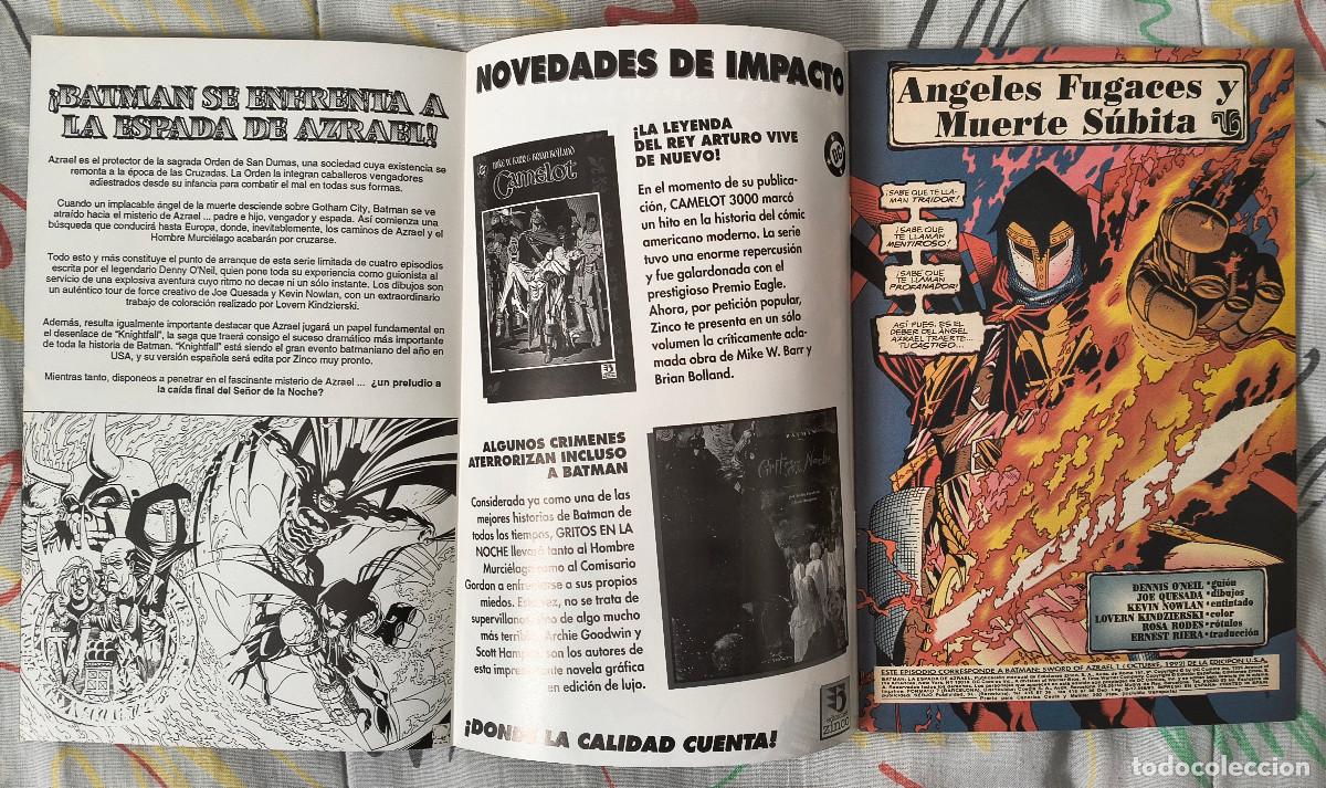 C&oacute;mics: BATMAN - LA ESPADA DE AZRAEL (4 n&uacute;meros completa) - Foto 4