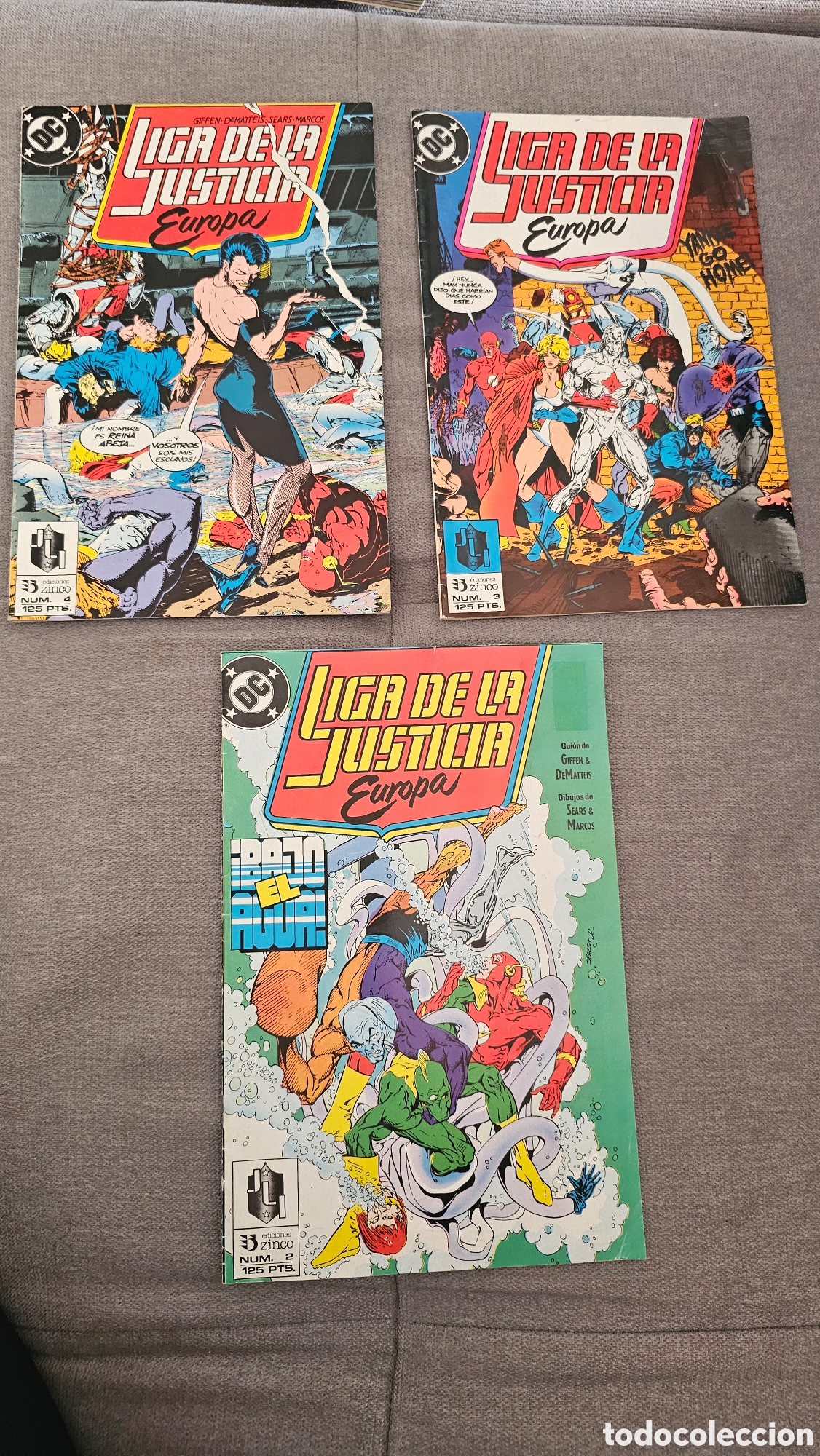 C&oacute;mics: 3 C&oacute;mics 1989 de la Liga de la justicia - Foto 1
