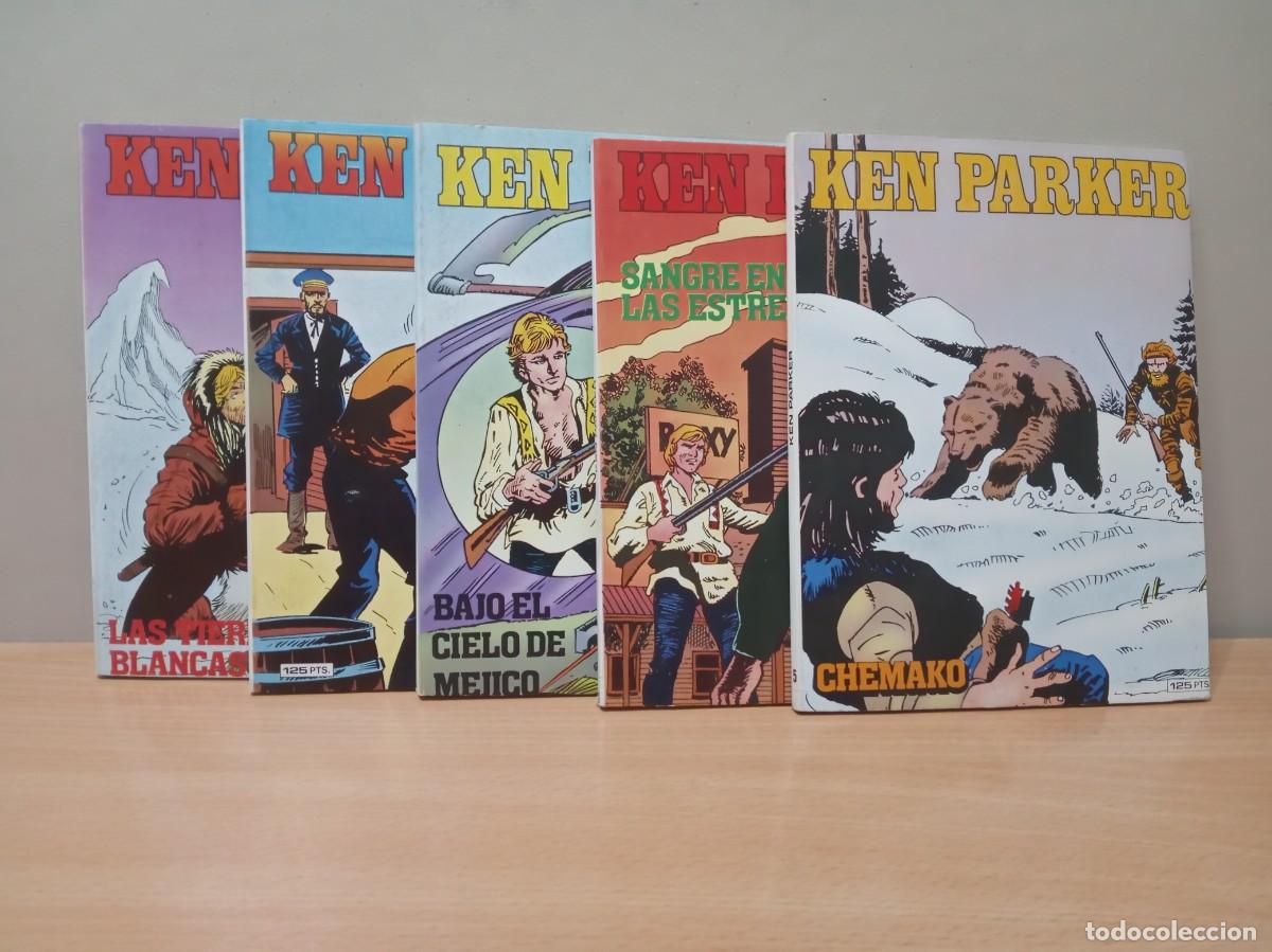 C&oacute;mics: LOTE DE 5 LIBRO-COMIC &rdquo;KEN PARKER&rdquo;-A&Ntilde;O 1982 - Foto 1