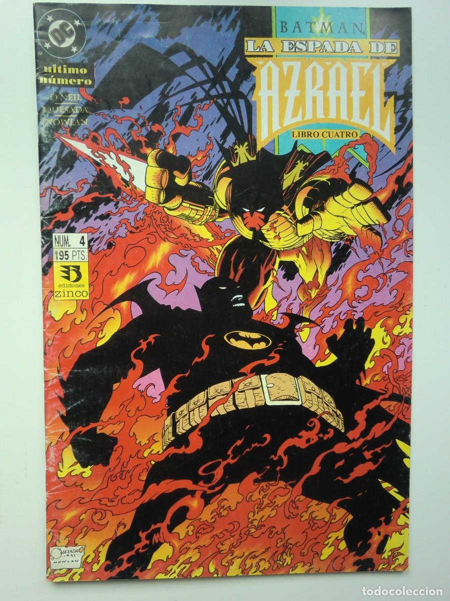 C&oacute;mics: C&oacute;mic BATMAN, LA ESPADA DE AZRAEL N&ordm; 4 de ZINCO DC (1993) - Foto 1