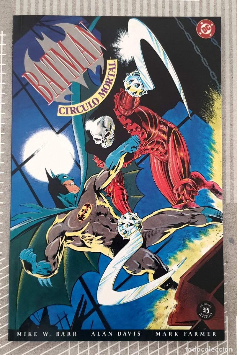 C&oacute;mics: BATMAN. CIRCULO MORTAL de Mike Barr y Alan Davis. Numero unico. Ediciones Zinco 1992 - Foto 1