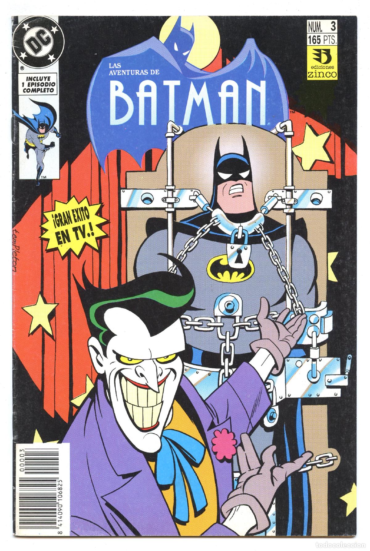 C&oacute;mics: LAS AVENTURAS DE BATMAN n.3 (Zinco, 1993) - Foto 1