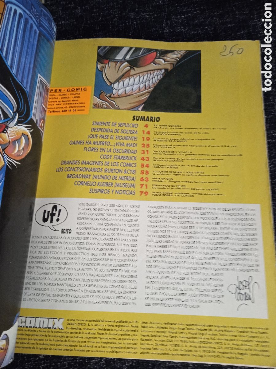 C&oacute;mics: COMIX INTERNACIONAL .N&ordm; 2 -ED. EDICIONES ZINCO. - Foto 2