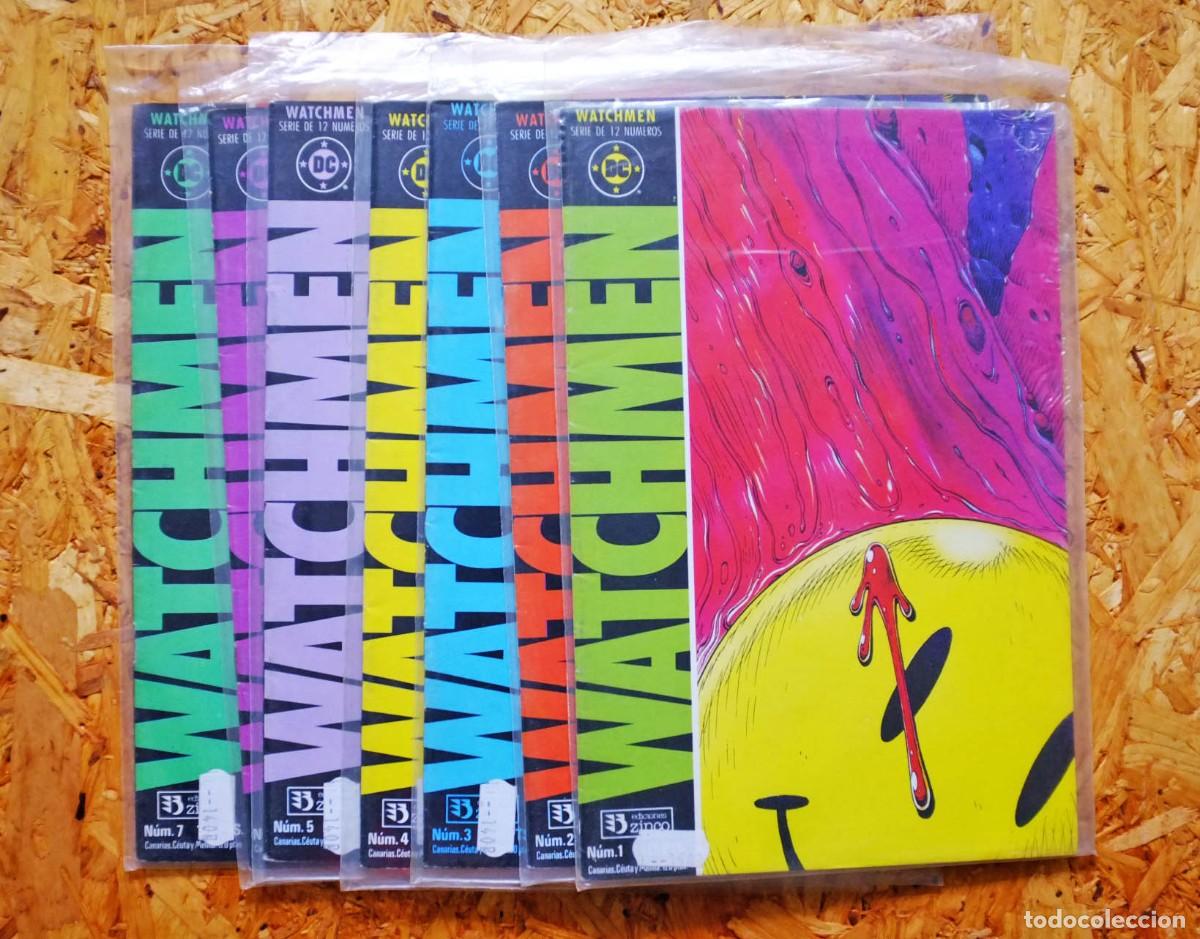 C&oacute;mics: Comics Watchmen 1-7 Zinco (7 n&uacute;meros) Alan Moore - Foto 1