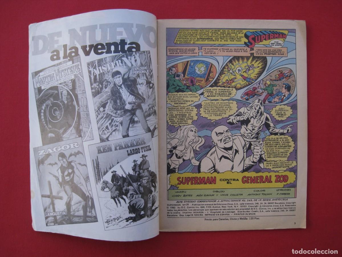 C&oacute;mics: SUPERMAN - N&ordm; 28 - EDICIONES ZINCO. - Foto 4