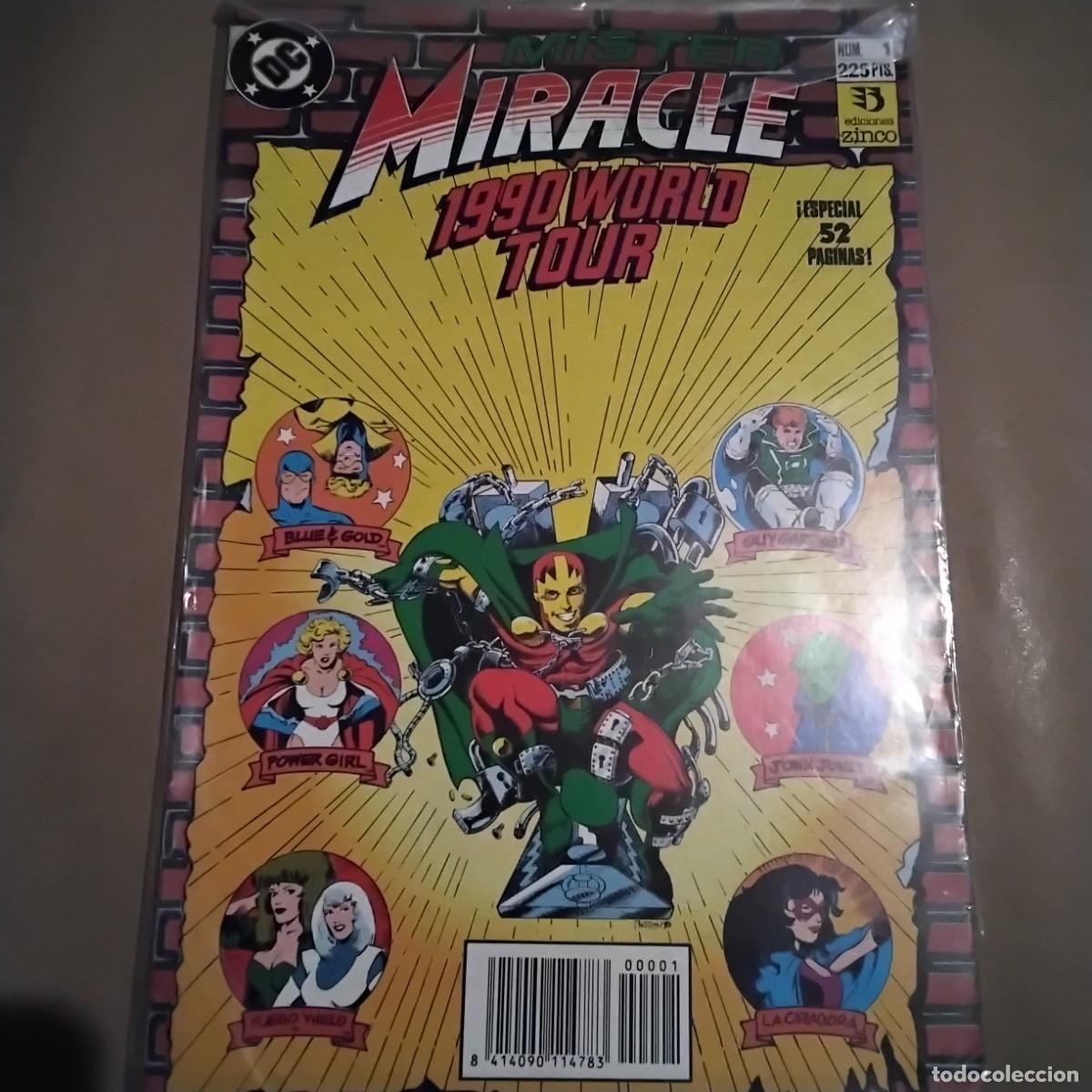 C&oacute;mics: MISTER MIRACLE 1990 WORLD TOUR ZINCO - Foto 1