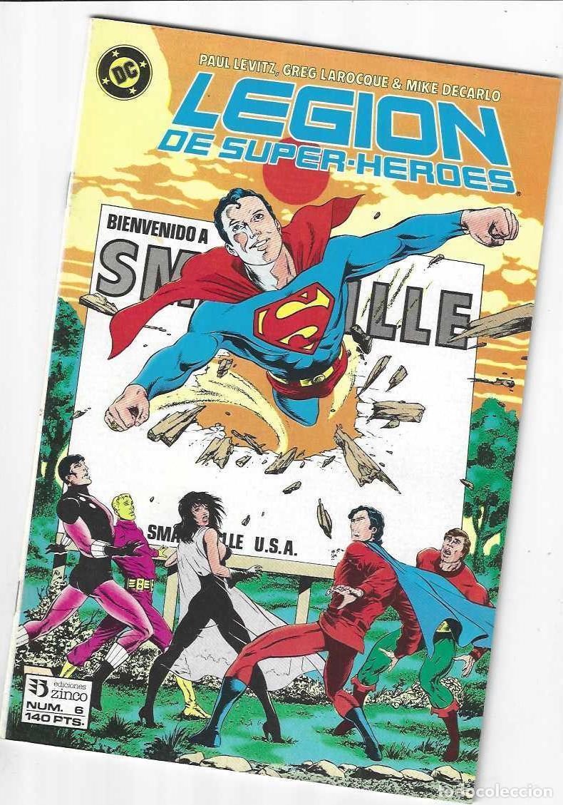 C&oacute;mics: LEGION DE SUPERHEROES N&ordm; 6 - GRAPA ZINCO - Foto 1
