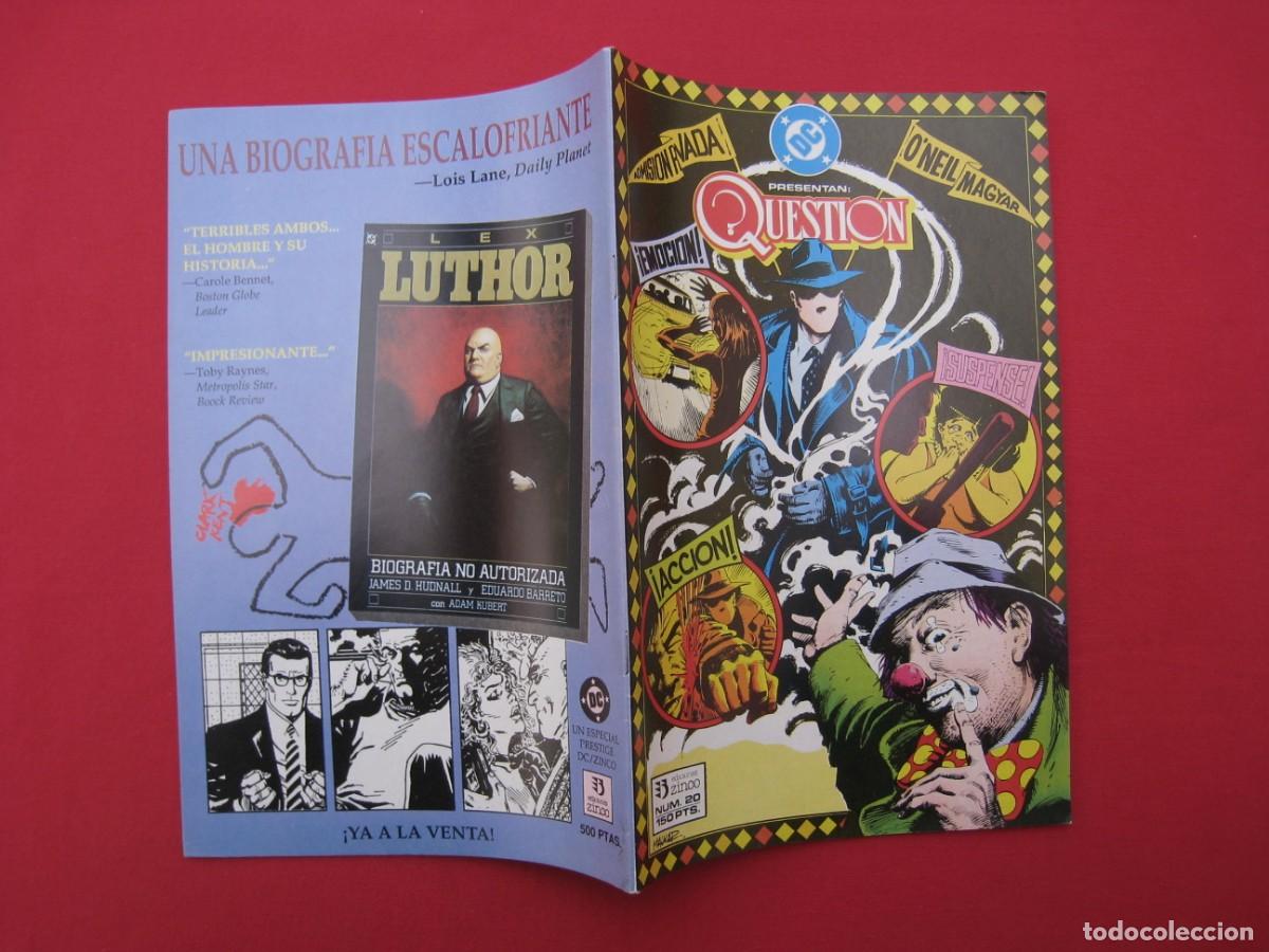 C&oacute;mics: QUESTION - N&ordm; 20 - EDICIONES ZINCO. - Foto 2