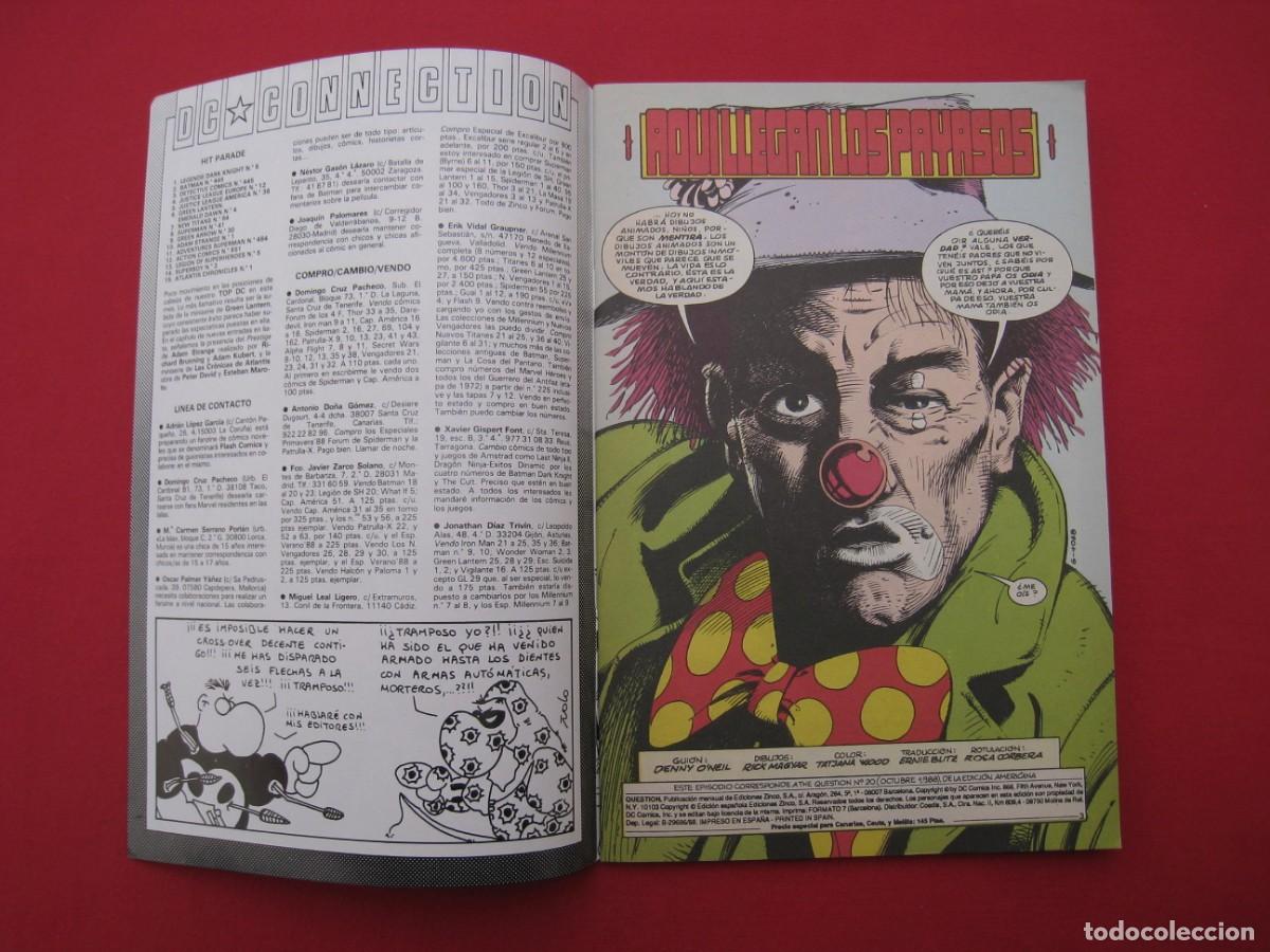 C&oacute;mics: QUESTION - N&ordm; 20 - EDICIONES ZINCO. - Foto 4