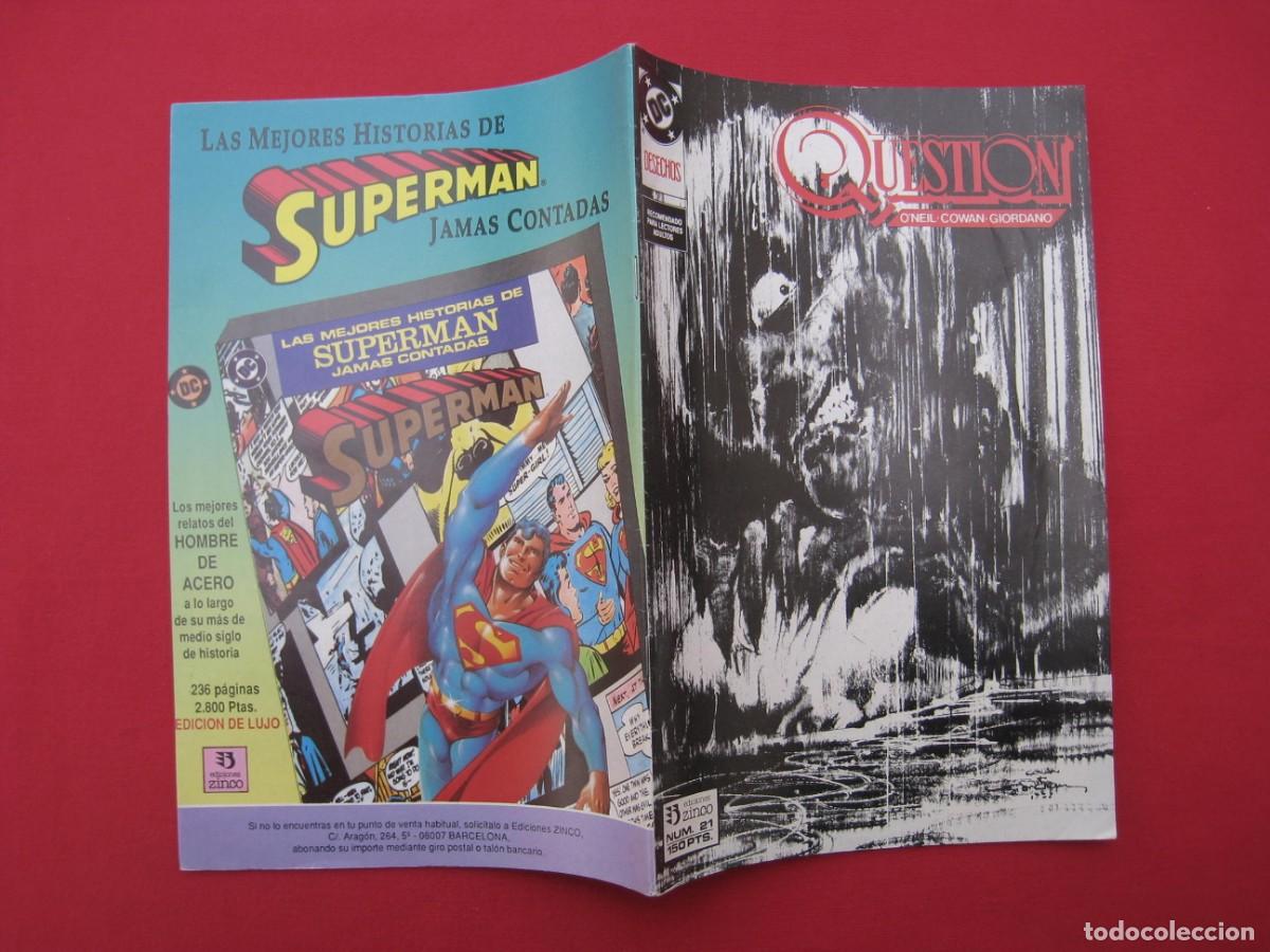 C&oacute;mics: QUESTION - N&ordm; 21 - EDICIONES ZINCO. - Foto 2
