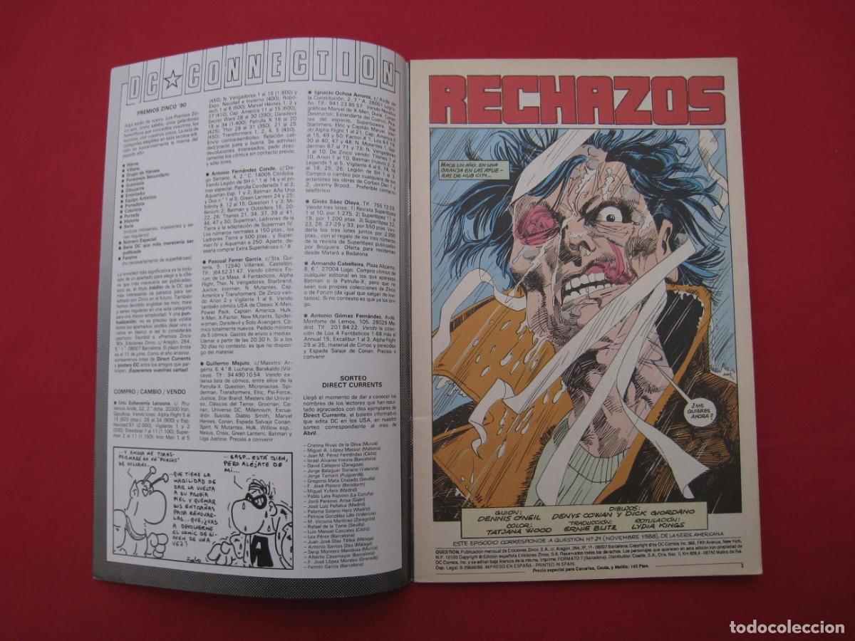 C&oacute;mics: QUESTION - N&ordm; 21 - EDICIONES ZINCO. - Foto 4