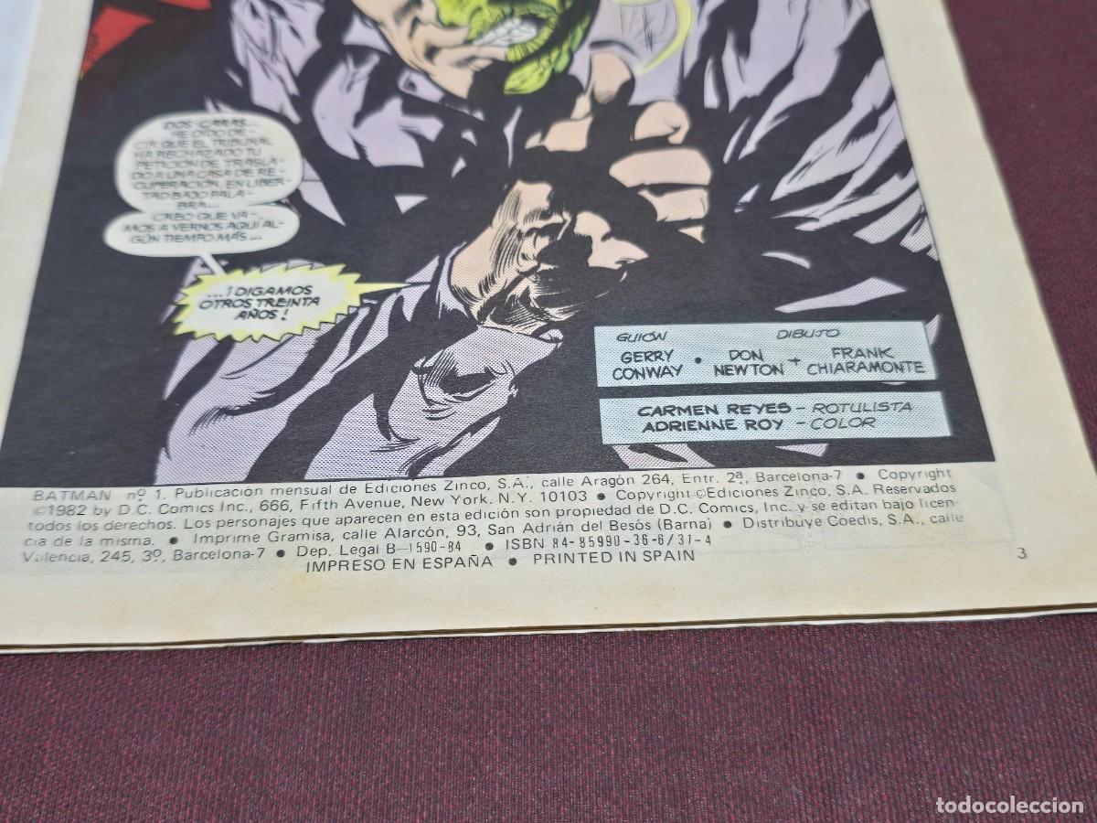 C&oacute;mics: C&oacute;mic BATMAN Medio Heroe - N&uacute;mero 1. 1982 DC/Ediciones Zinco - Foto 4