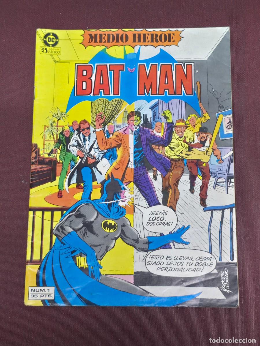C&oacute;mics: C&oacute;mic BATMAN Medio Heroe - N&uacute;mero 1. 1982 DC/Ediciones Zinco - Foto 1