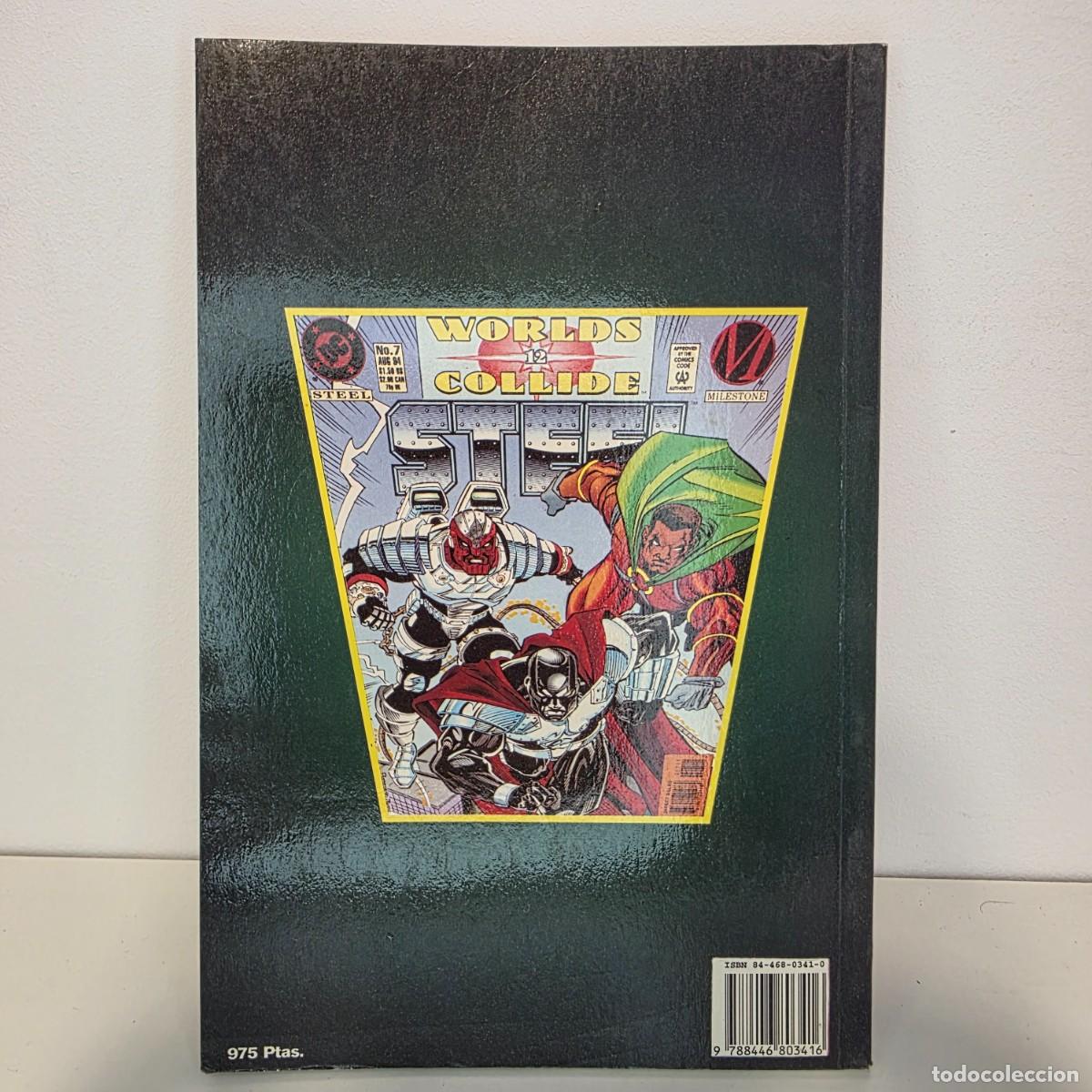 C&oacute;mics: Mundos en colision - libro tres - DC Ediciones Zinco a&ntilde;o 1995 - Foto 2