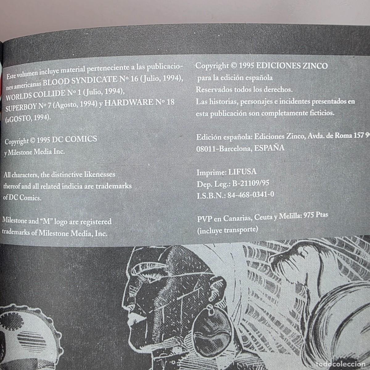 C&oacute;mics: Mundos en colision - libro tres - DC Ediciones Zinco a&ntilde;o 1995 - Foto 3