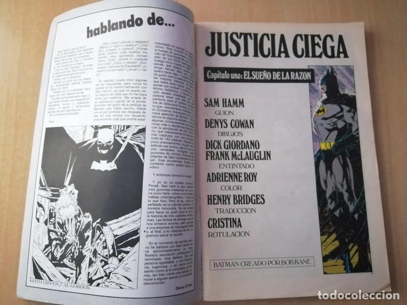 C&oacute;mics: DC Comics BATMAN - JUSTICIA CIEGA 1, 3 Ediciones Zinco - Foto 3