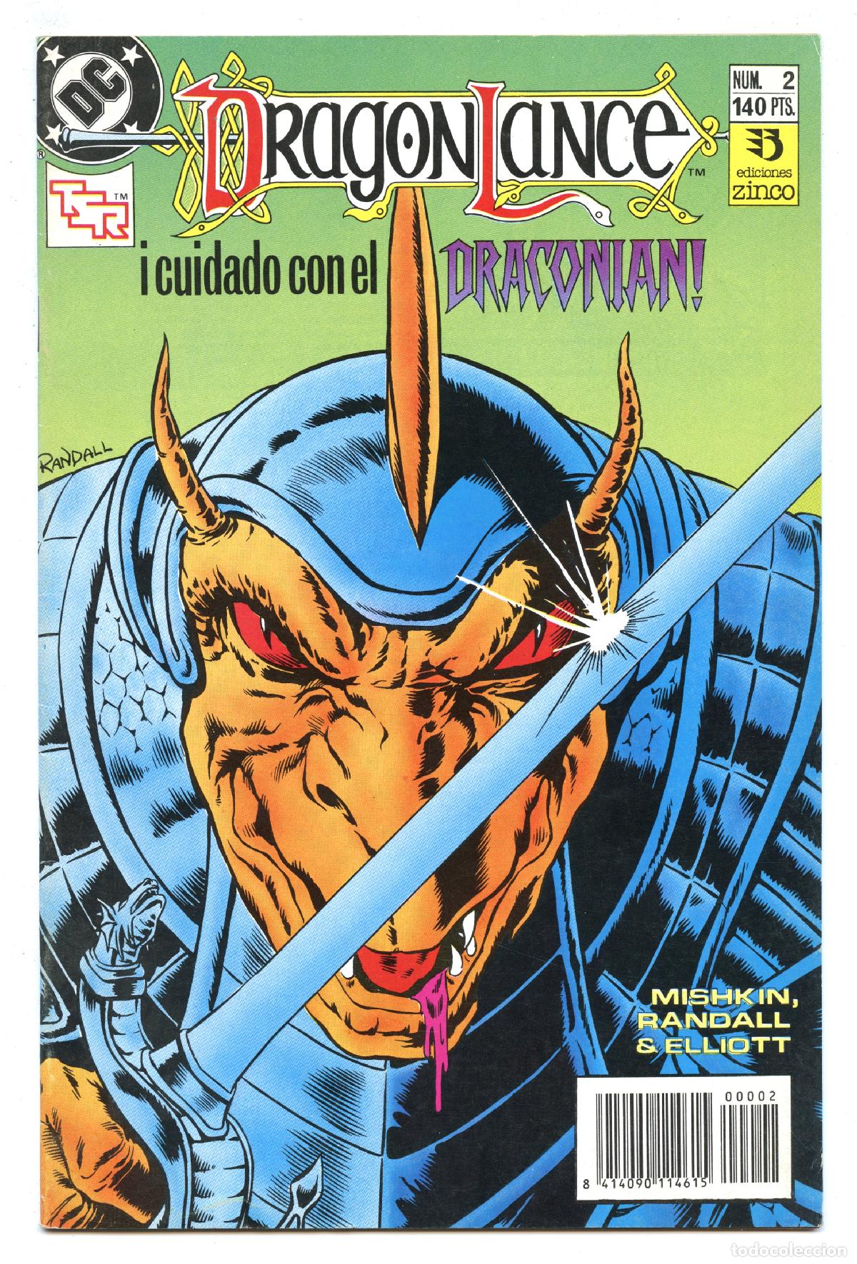 C&oacute;mics: DRAGONLANCE n.2 (Zinco, 1990) - Foto 1