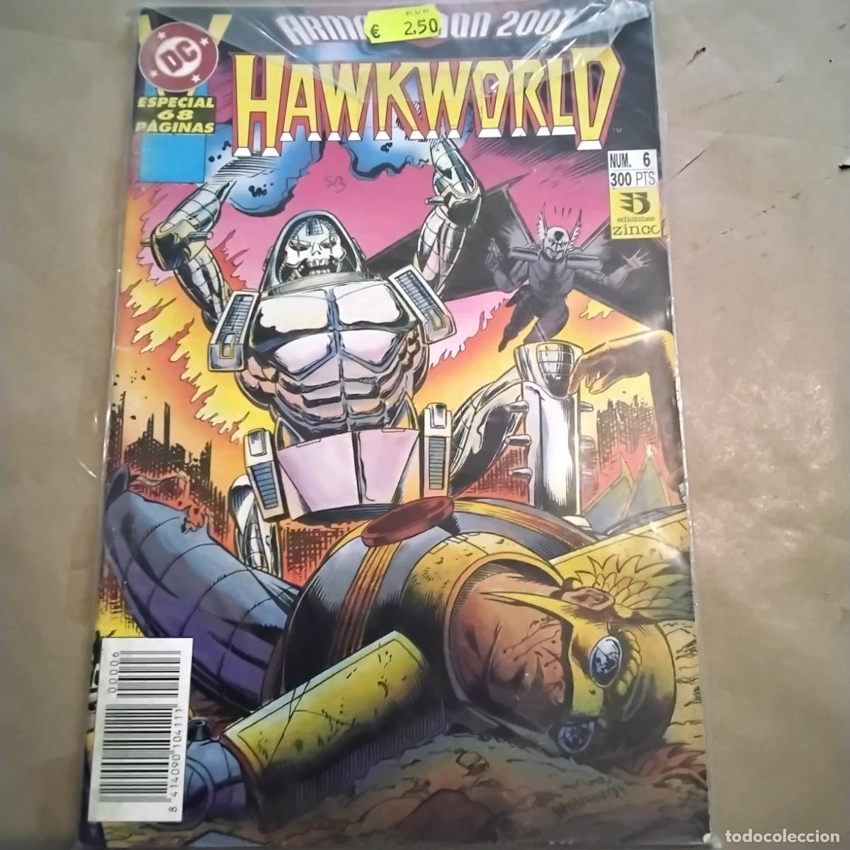 C&oacute;mics: ARMAGEDON 2001 HAWKWORLD NUMERO 6 ZINCO - Foto 1