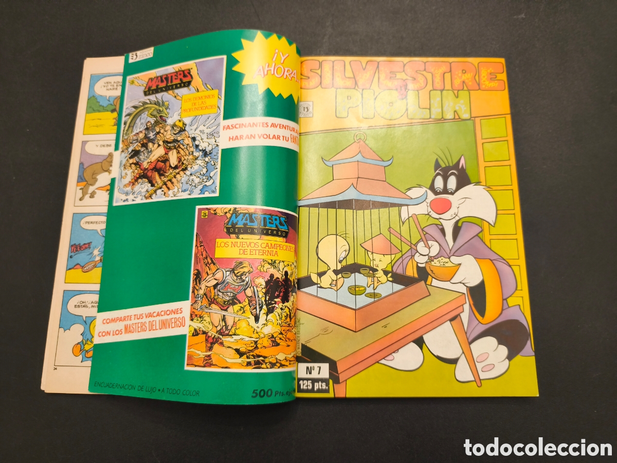 C&oacute;mics: COMIC RETAPADO SILVESTRE Y PIOLIN DEL 6 AL 10 EDICIONES ZINCO - Foto 8