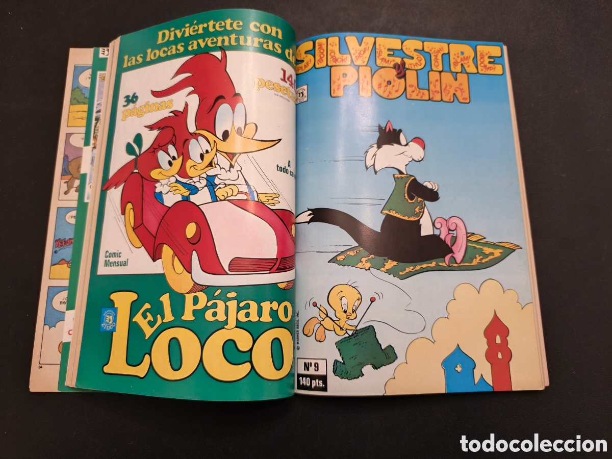 C&oacute;mics: COMIC RETAPADO SILVESTRE Y PIOLIN DEL 6 AL 10 EDICIONES ZINCO - Foto 10