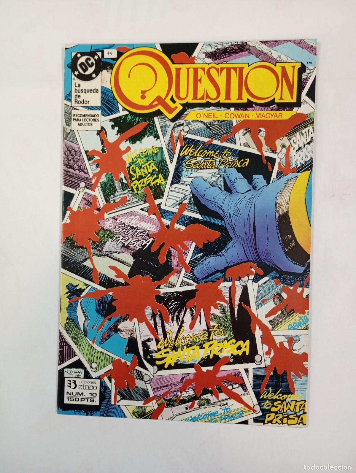 C&oacute;mics: QUESTION N&ordm; 10. ONEIL. COWAN. JONES. EDICIONES ZINCO. TDKR5 - Foto 1