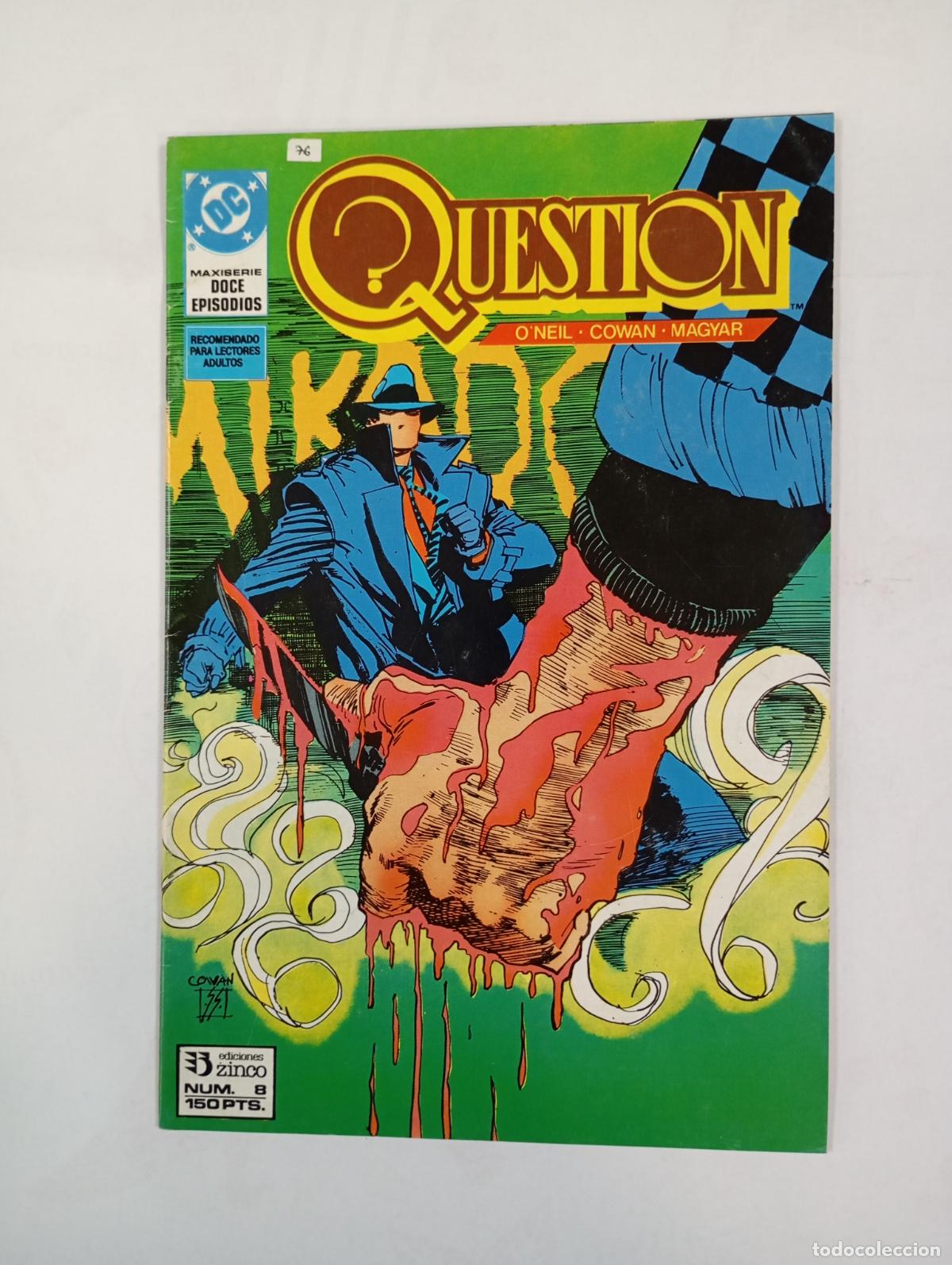 C&oacute;mics: QUESTION N&ordm; 8. ONEIL. COWAN. JONES. EDICIONES ZINCO. TDKR5 - Foto 1