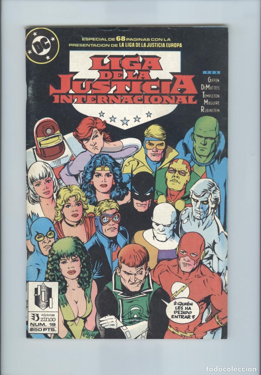 Comics: Zinco. Liga de la justicia. Internacional. 19.