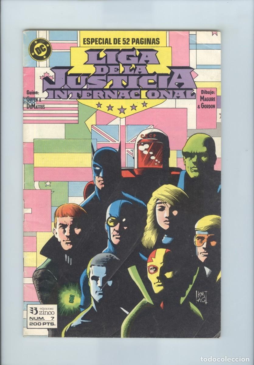Comics: Zinco. Liga de la justicia. Internacional. 7.