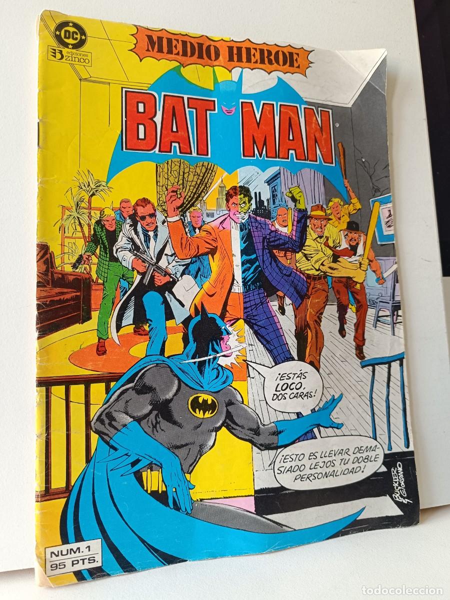 C&oacute;mics: BATMAN MEDIO HEROE DC NUMERO 1 ZINCO - Foto 1
