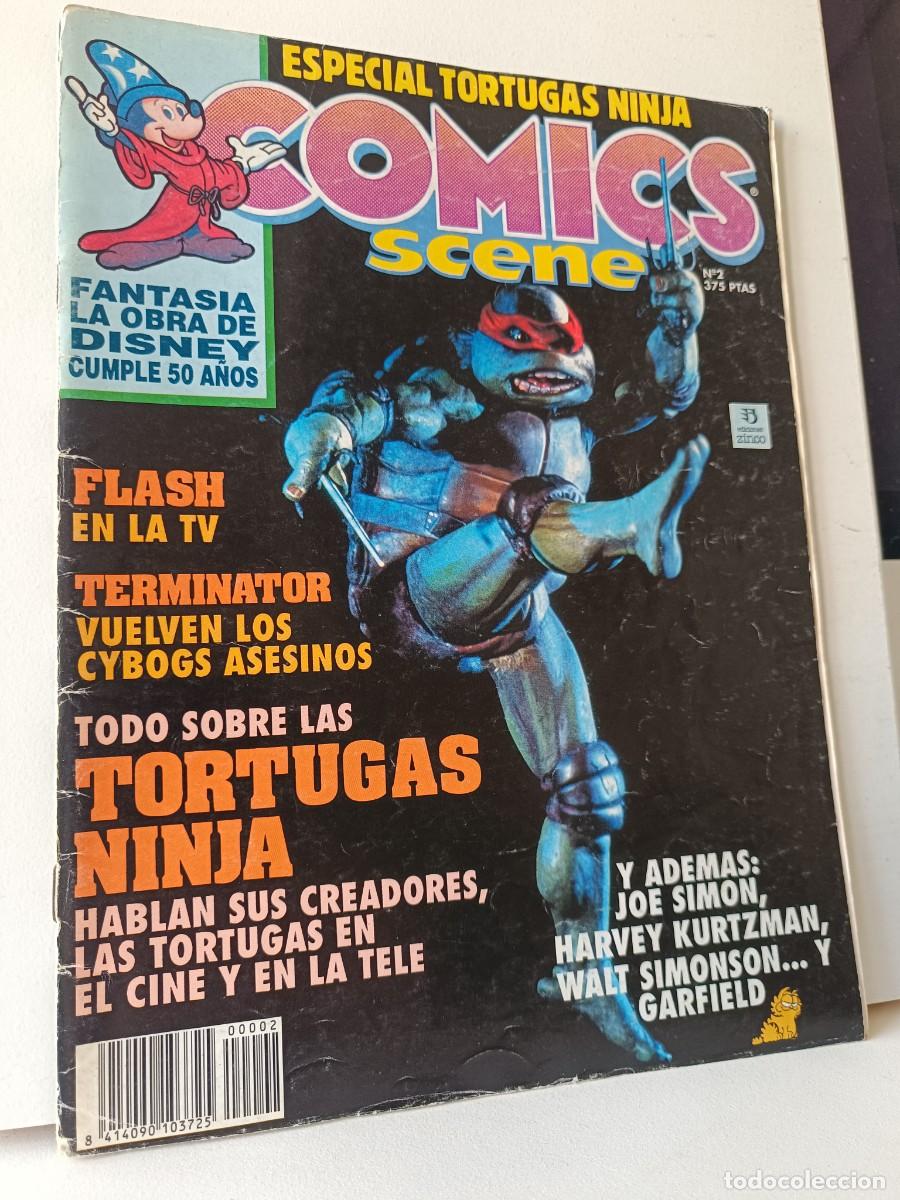 C&oacute;mics: COMICS SCENE NUMERO 2 TORTUGAS NINJA - ZINCO - Foto 1