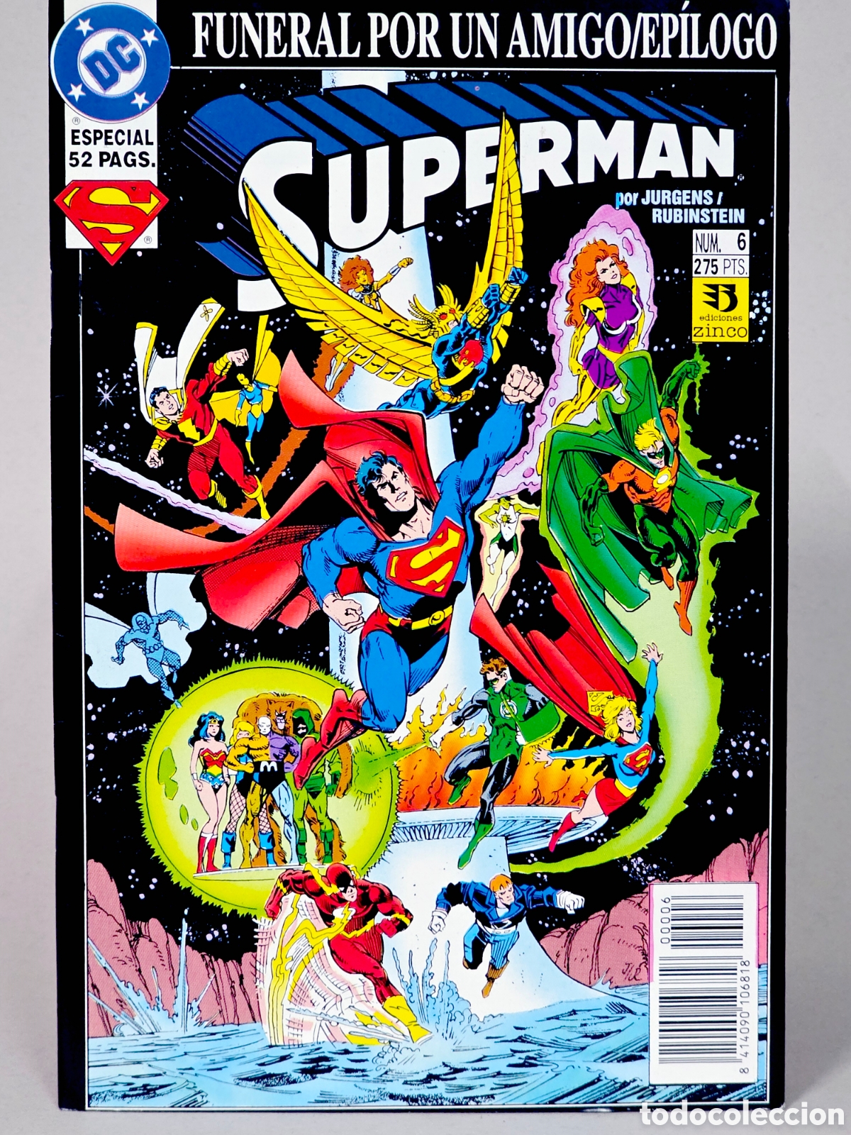 C&oacute;mics: C&Oacute;MIC EXCELENTE SUPERMAN 6 VOL.3 DC VOLUMEN EDICIONES ZINCO GRAPA - Foto 1