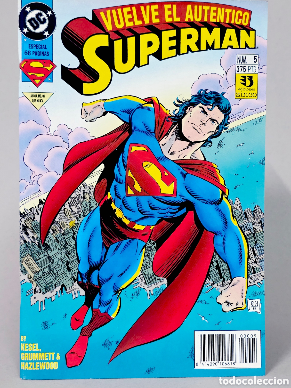 C&oacute;mics: C&Oacute;MIC EXCELENTE SUPERMAN 5 VOL.3 DC EDICIONES ZINCO VOLUMEN GRAPA - Foto 1
