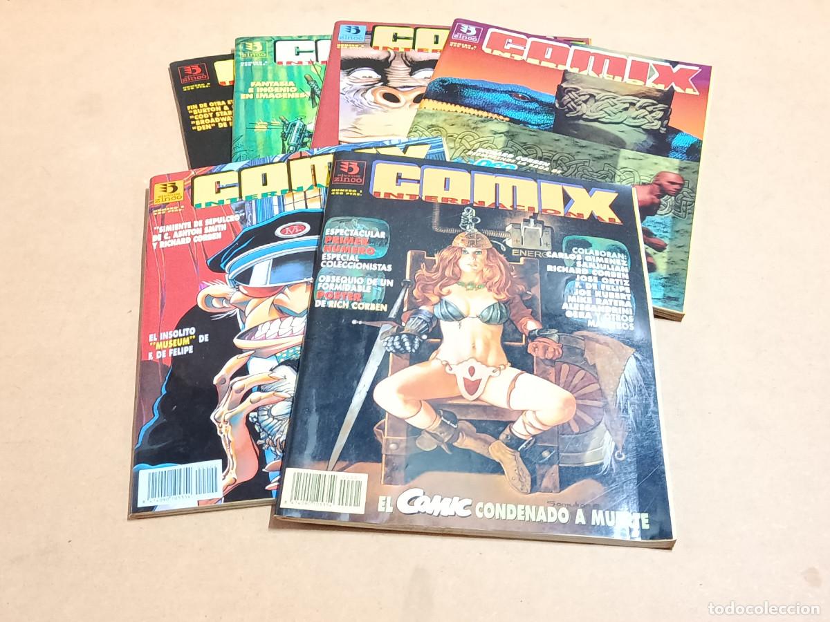 C&oacute;mics: COMIX INTERNACIONAL - EDICIONES ZINCO - DEL 1 AL 6 - COMPLETA - BUEN ESTADO - Foto 1