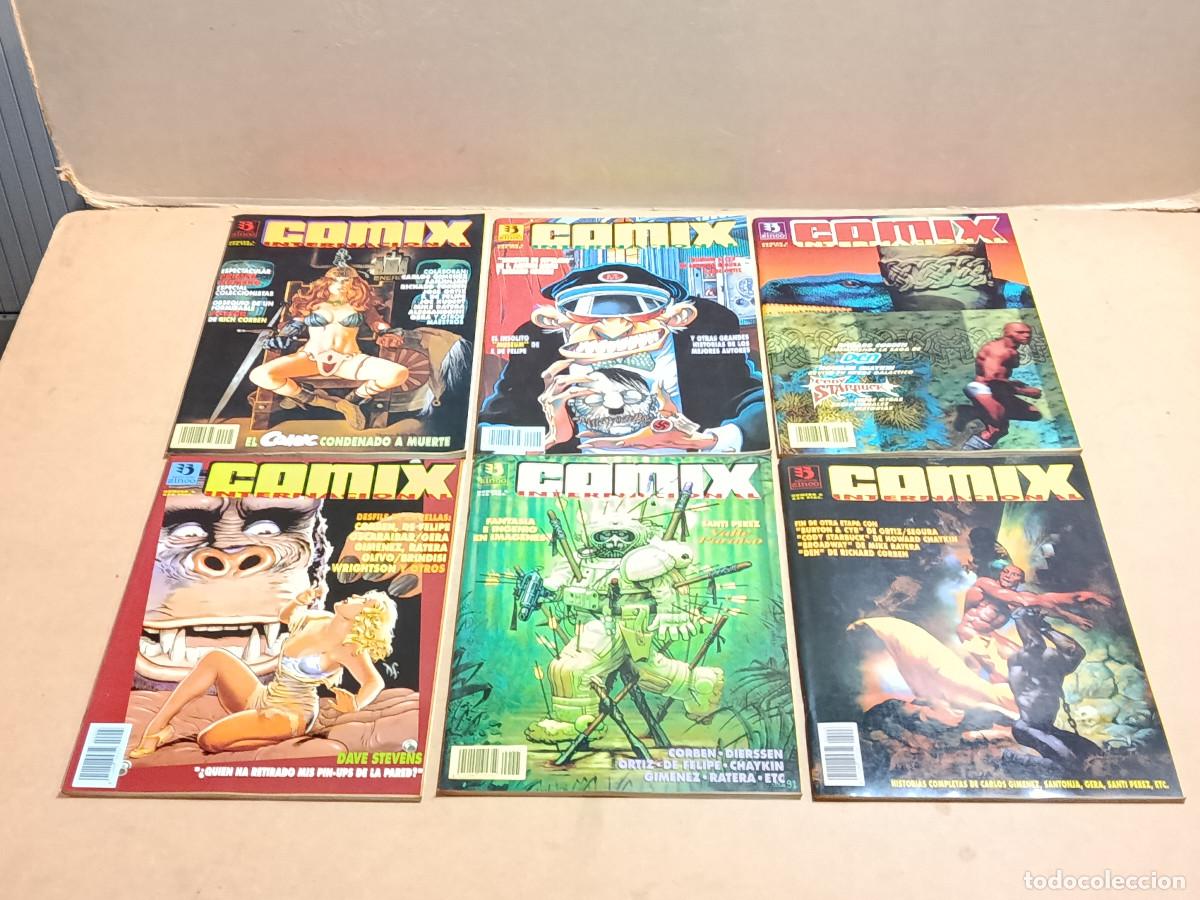 C&oacute;mics: COMIX INTERNACIONAL - EDICIONES ZINCO - DEL 1 AL 6 - COMPLETA - BUEN ESTADO - Foto 2