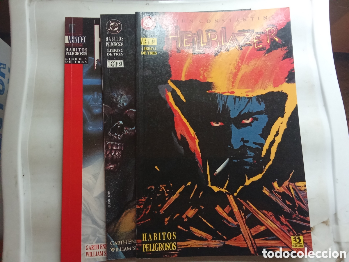 C&oacute;mics: HELLBLAZER LINEA VERTIGO 3 TOMOS - Foto 1