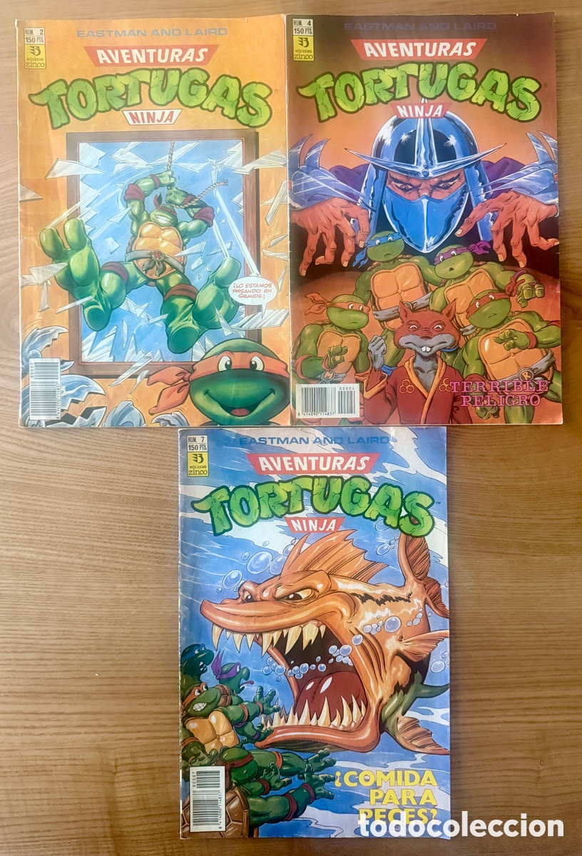 C&oacute;mics: C&oacute;mics Aventuras de las Tortugas Ninja - N&deg; 2, 4 y 7 - Foto 1