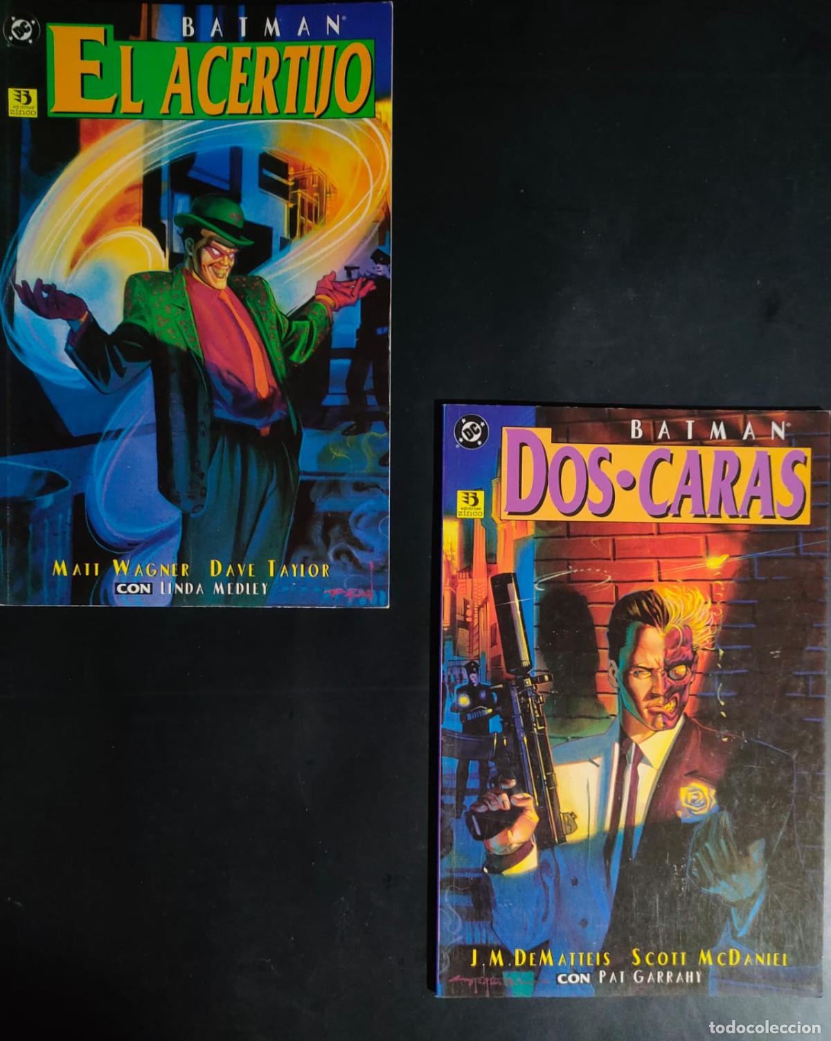 C&oacute;mics: BATMAN EL ACERTIJO Y DOS CARAS OBRAS COMPLETAS - Foto 1