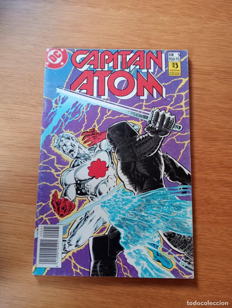 C&oacute;mics: LOTE CON 2 EJEMPLARES DE CAPIT&Aacute;N ATOM (DE 20). GRAPA. ZINCO. DC. 1989. - Foto 2
