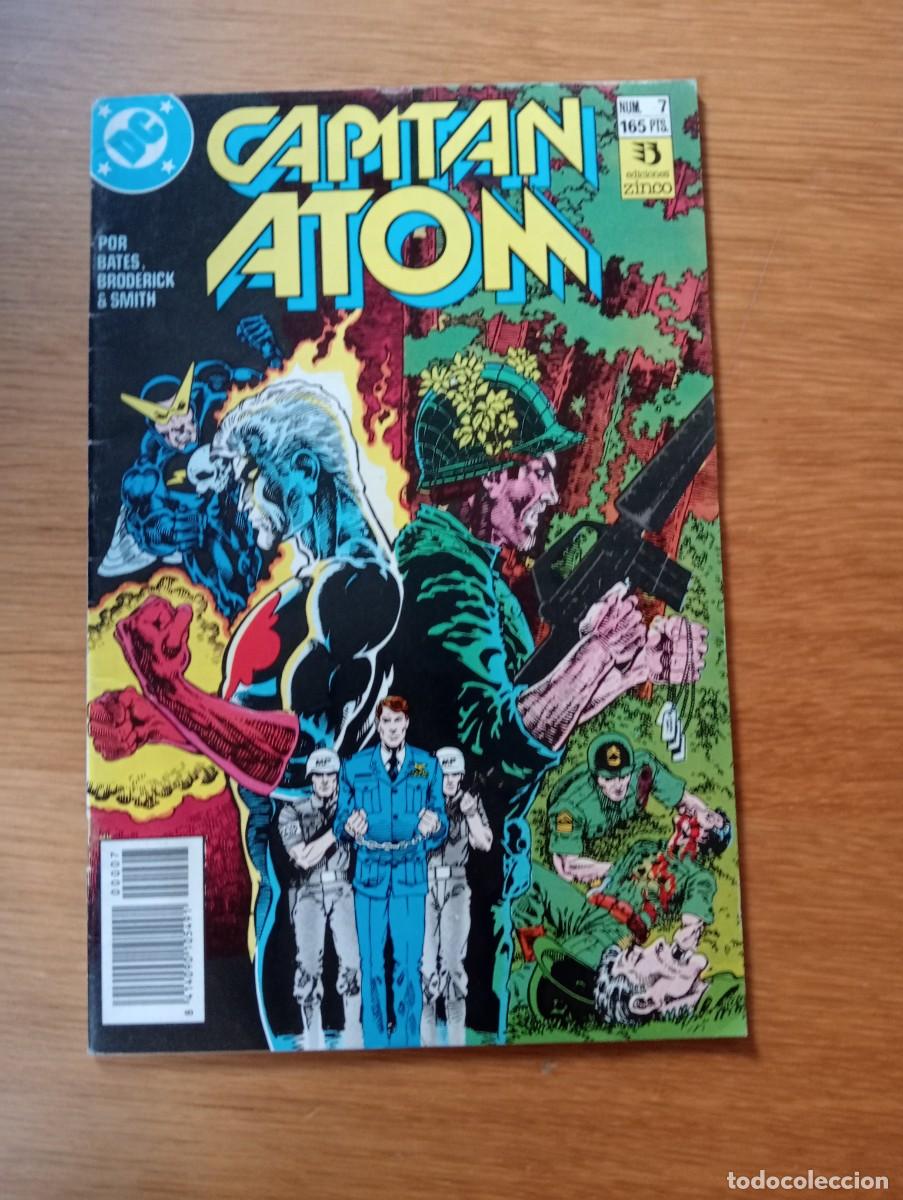C&oacute;mics: LOTE CON 2 EJEMPLARES DE CAPIT&Aacute;N ATOM (DE 20). GRAPA. ZINCO. DC. 1989. - Foto 3