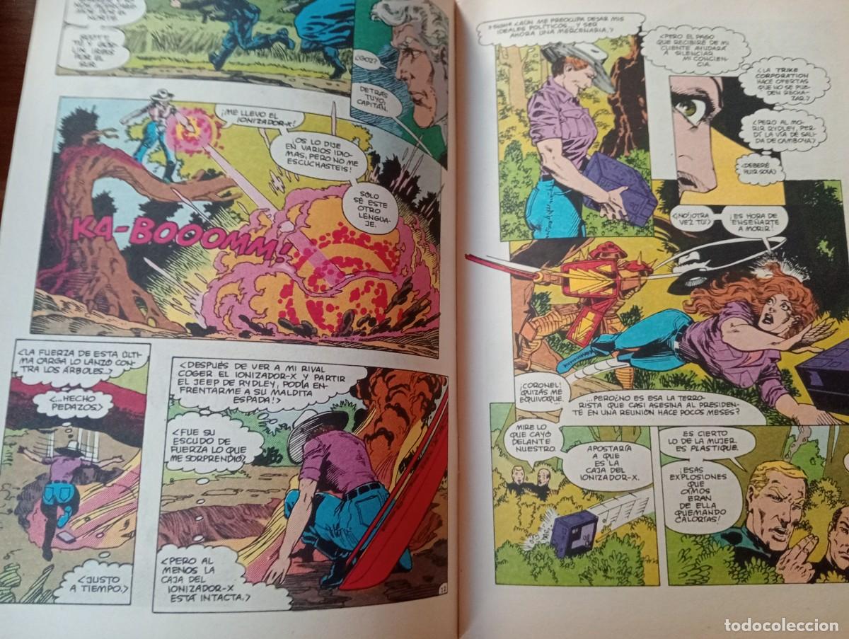 C&oacute;mics: LOTE CON 2 EJEMPLARES DE CAPIT&Aacute;N ATOM (DE 20). GRAPA. ZINCO. DC. 1989. - Foto 5