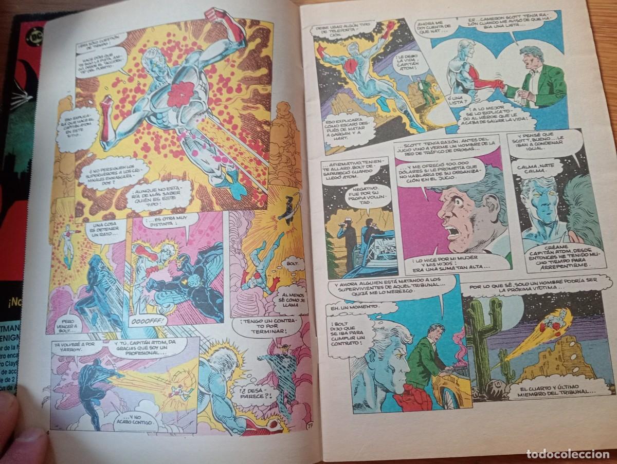 C&oacute;mics: LOTE CON 2 EJEMPLARES DE CAPIT&Aacute;N ATOM (DE 20). GRAPA. ZINCO. DC. 1989. - Foto 9