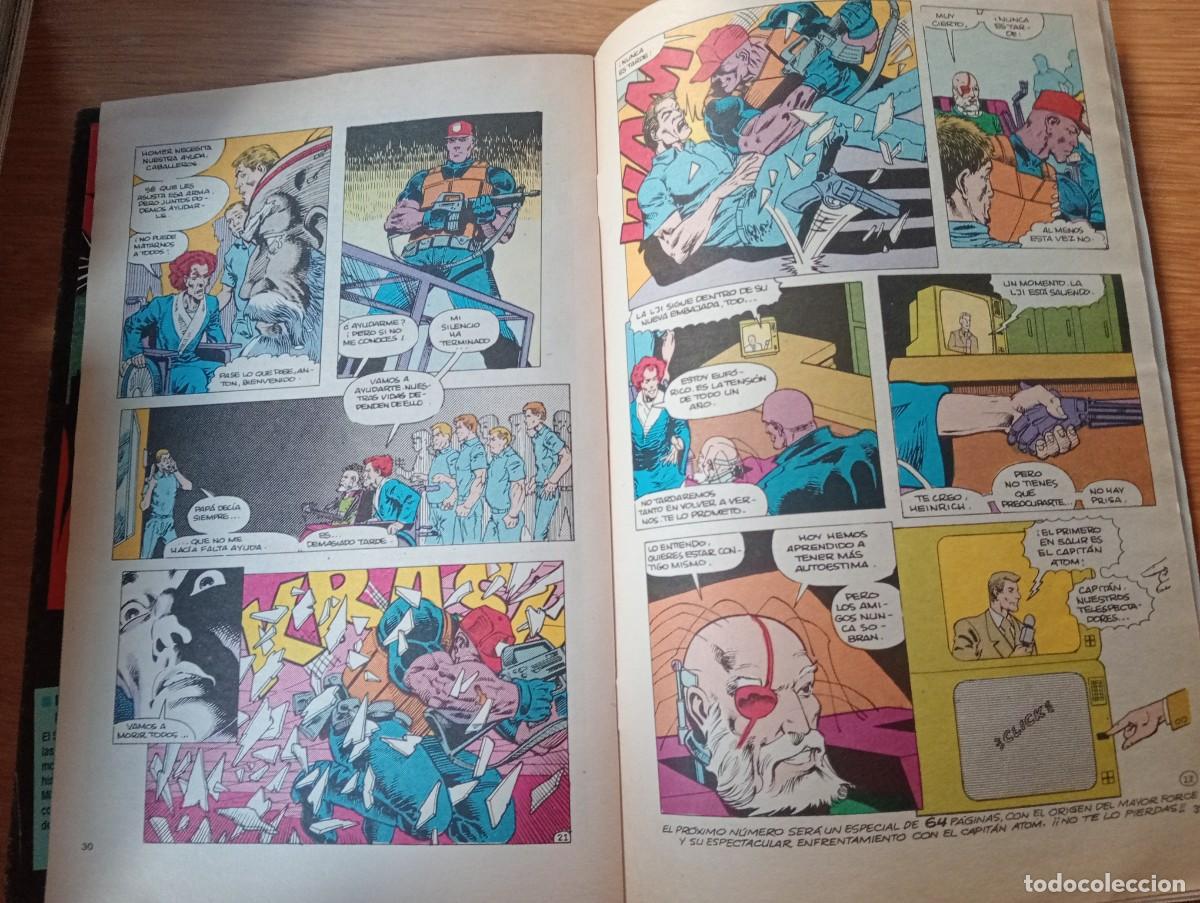 C&oacute;mics: LOTE CON 2 EJEMPLARES DE CAPIT&Aacute;N ATOM (DE 20). GRAPA. ZINCO. DC. 1989. - Foto 12