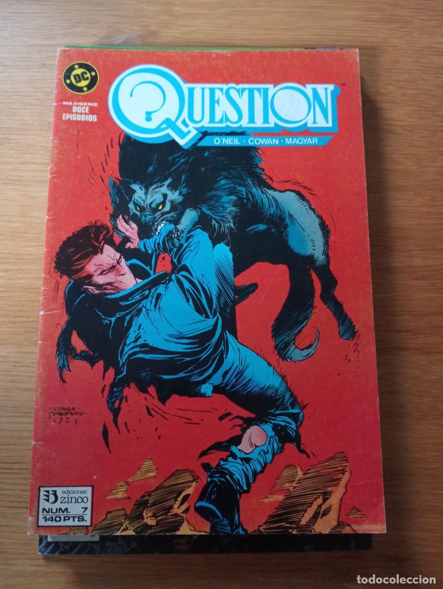 C&oacute;mics: LOTE CON 9 EJEMPLARES DE QUESTION (DE 36). GRAPA. ZINCO. DC. 1988 &ndash; 90. - Foto 3