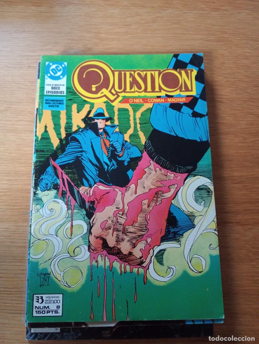 C&oacute;mics: LOTE CON 9 EJEMPLARES DE QUESTION (DE 36). GRAPA. ZINCO. DC. 1988 &ndash; 90. - Foto 4