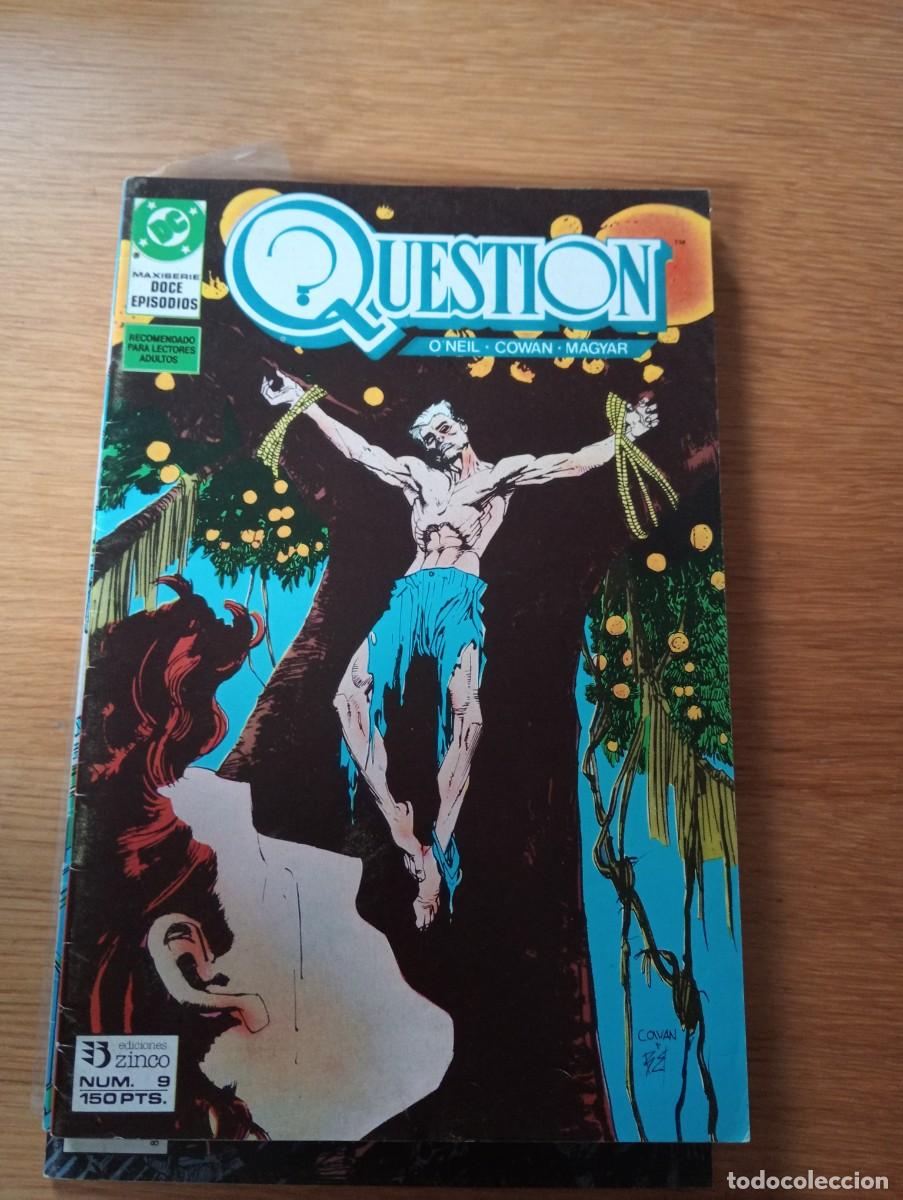 C&oacute;mics: LOTE CON 9 EJEMPLARES DE QUESTION (DE 36). GRAPA. ZINCO. DC. 1988 &ndash; 90. - Foto 5